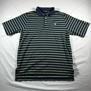 Vintage Polo Golf Ralph Lauren Polo Shirt Mens Size Med Blue Short Sleeve